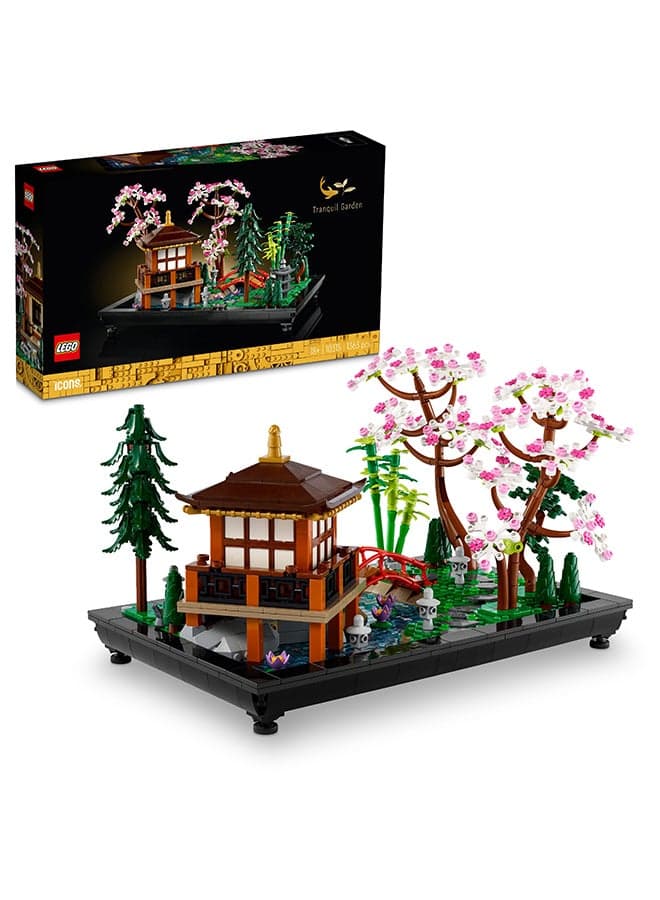 Icons Tranquil Garden Botanical Set with Flowers 10315 (Age 18+, 1363 Pieces)
