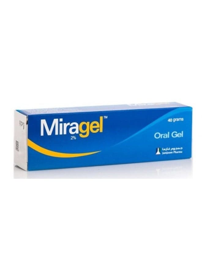 Miragel Oral Gel 40gm – Fast Relief for Mouth Sores, Ulcers & Gum Pain