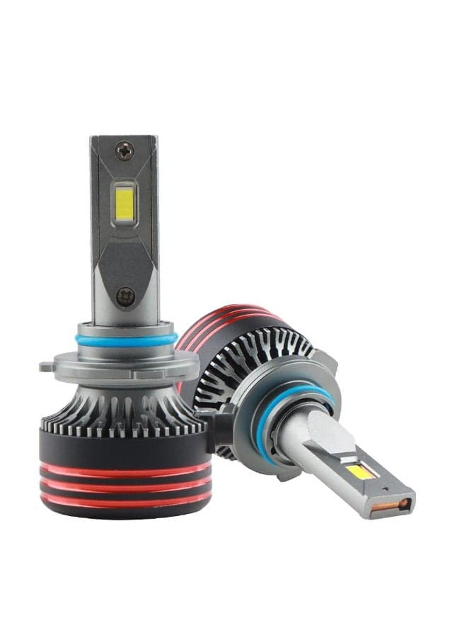 9005 LED Headlight Bulbs, 18000LM, 6500K Cool White, 120W High Power, Fan-Cooled Conversion Kit (9005)