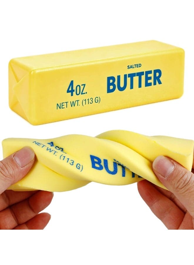 Duravel Butter Squeeze Toy Slow-Rise Salted Butter Stress Reliever 4oz (113g)