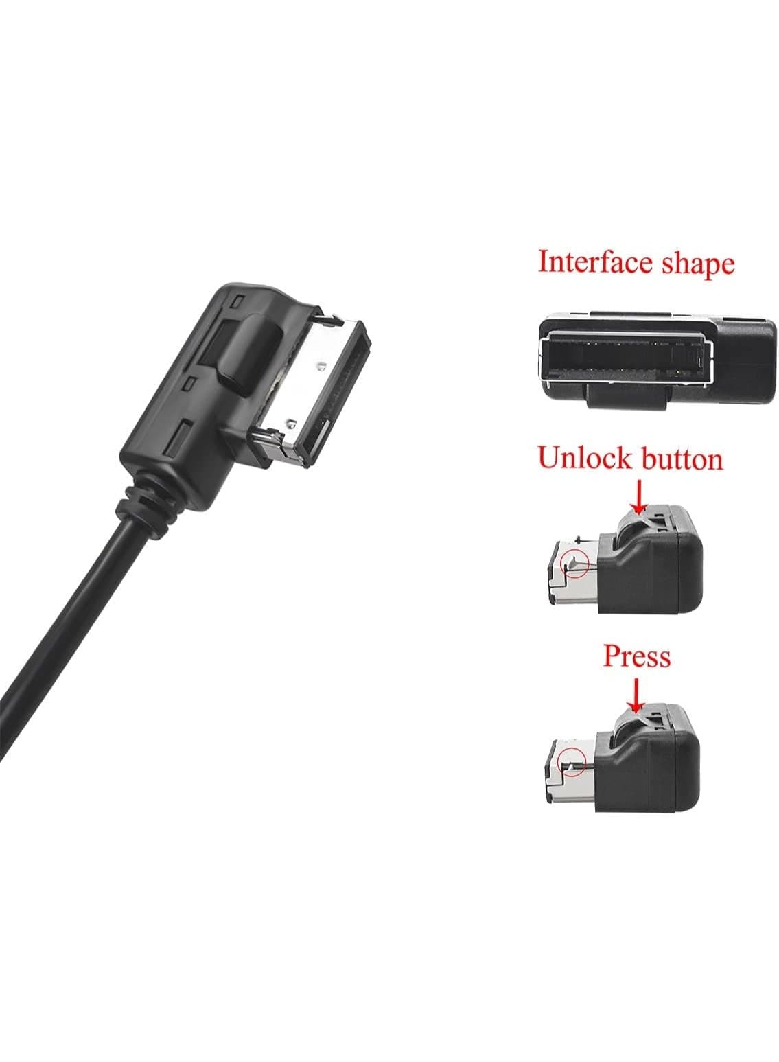 Bluetooth Adapter Compatibility with Mercedes Benz MMI Interface Cellphone Play HiFi Music