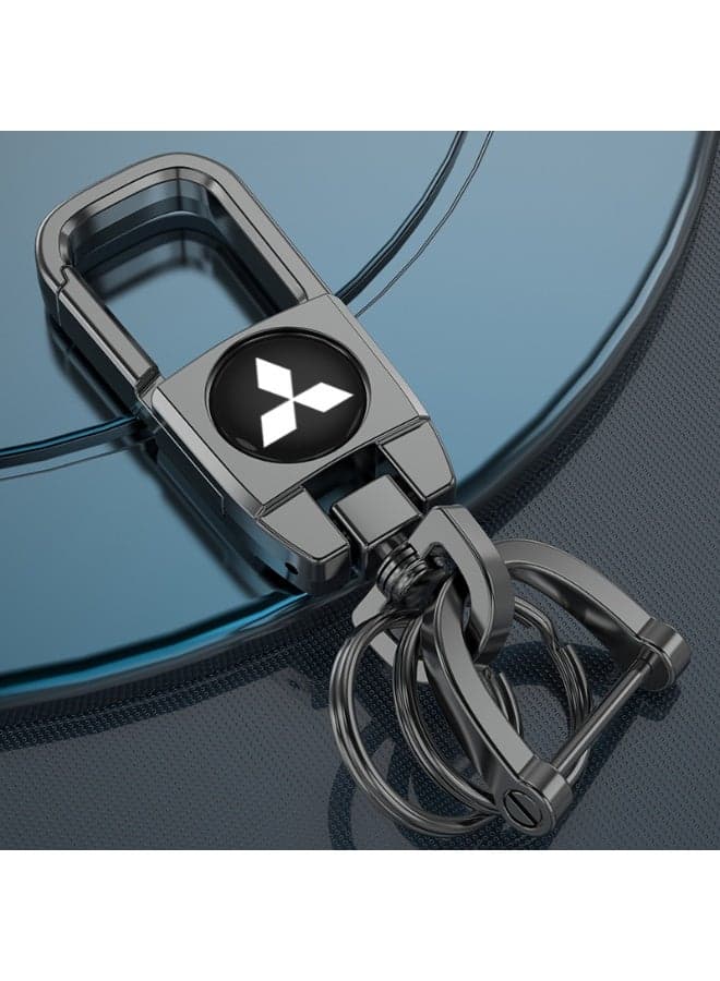 Premium Keychain Screw Lock Car keychain-Mitsubishi
