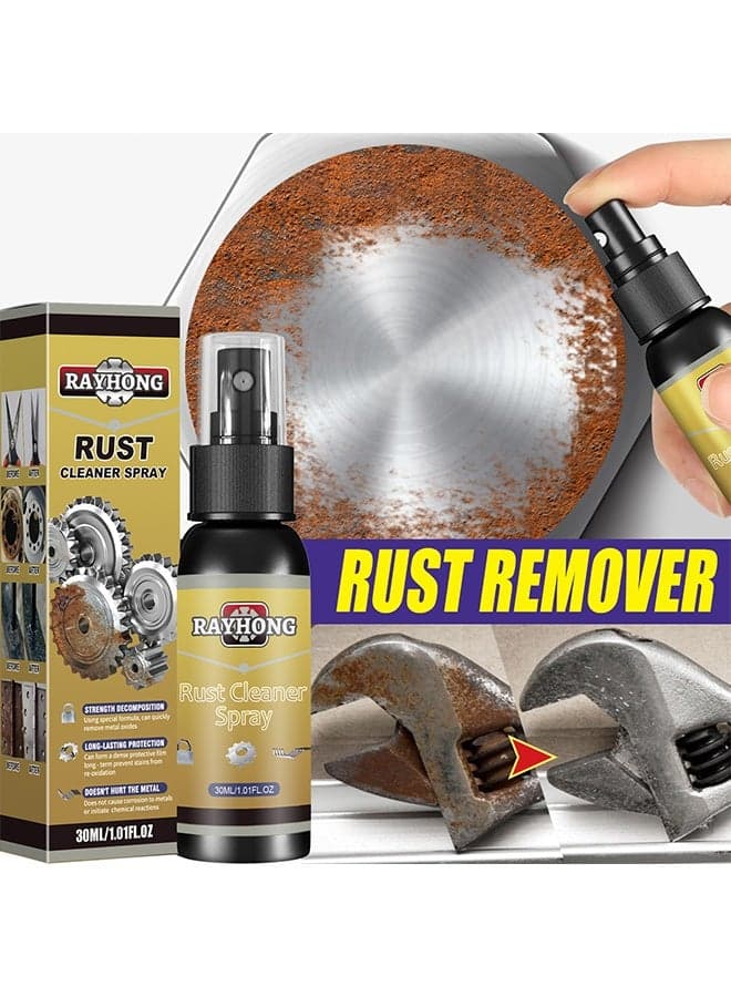 Rust Cleaner Spray - Stainout Boat Rust Remover, Stain out Boat Rust Remover, Multipurpose Rust Remover Spray for Metal, Rust Remover Inhibitor Derusting Spray Car Maintenance Cleaning Tool 30ml