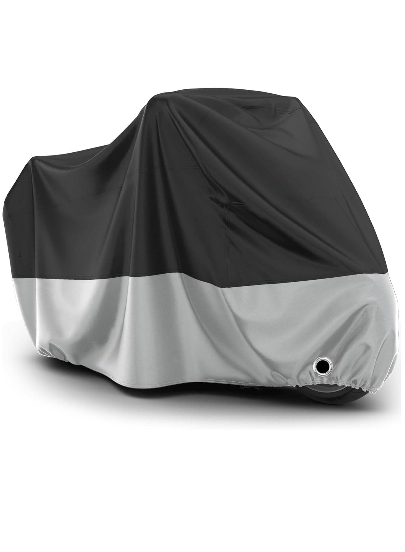 Motorcycle Cover Waterproof Outdoor - All Season Sun Protection Oxford with Lock-Holes Rain Snow Windproof Dustproof Universal Fit Motorbikes Vehicle Moped Cover, 104" x 41" x 50"