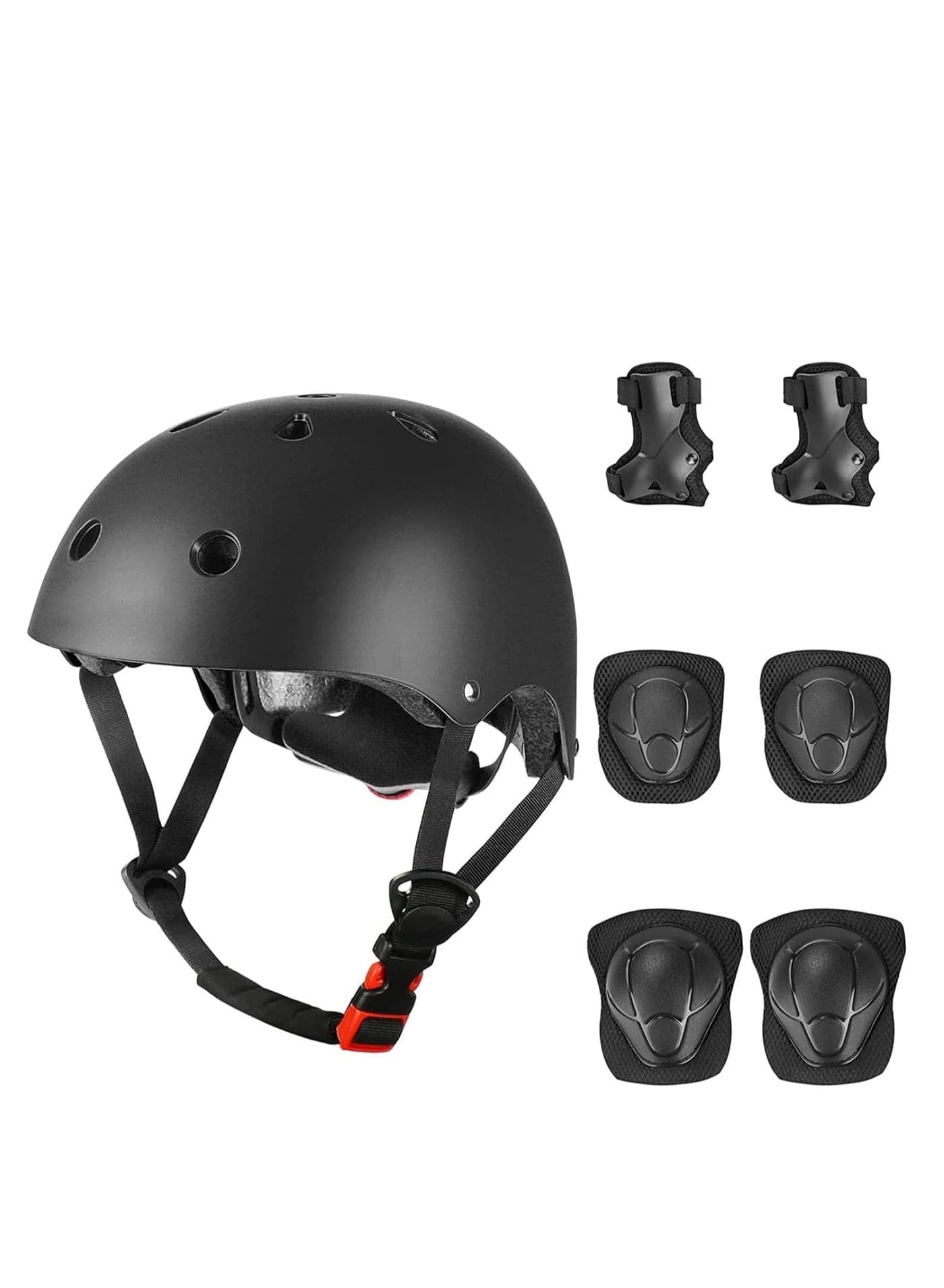 Kids Bike Helmet Set,Adjustable Helmet for Ages 3-9 Girls boys,Protective Gear with Elbow Knee Wrist Pads for Multi-Sports Skateboarding Bike Riding Scooter Inline Roller Skate