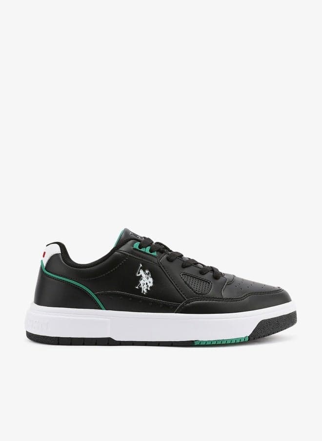 Men's Black Classic Low-Top Sneakers,Lightweight Casual Shoes for Everyday Style
