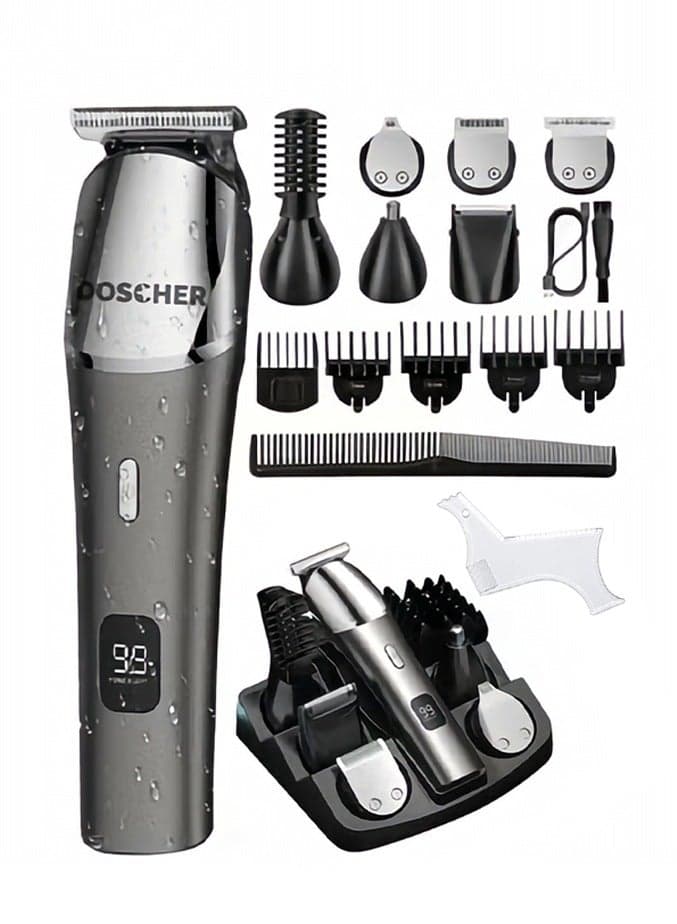 Electric Hair Trimmer for men, Body Shaver Groomer Safe Suitable, Shaver Rechargeable Waterproof Wet And Dry