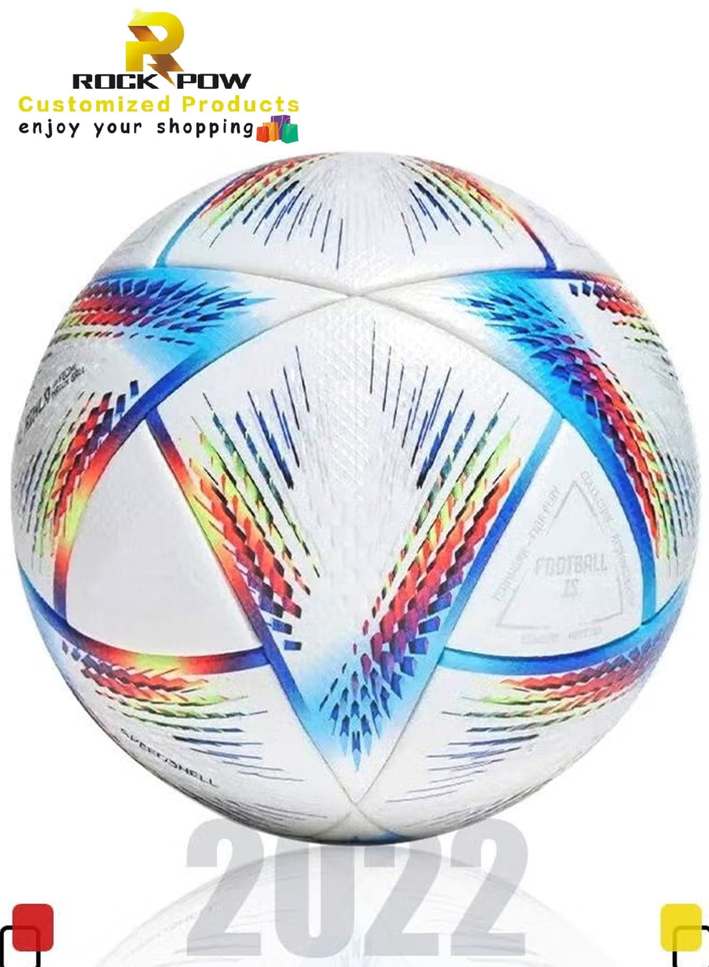 Football Traditional Soccer Ball Best Indoor or Outdoor for Soccer Players and Football Fans