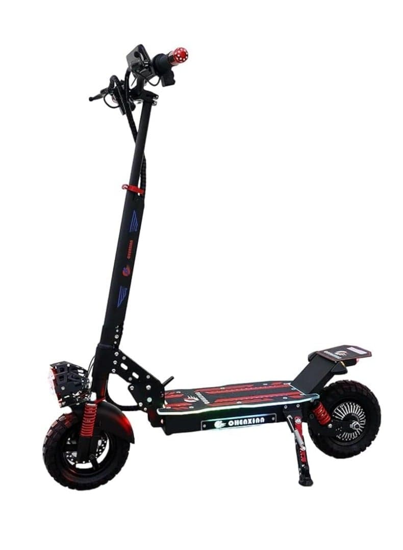 Electric Scooter – 1800W Motor, Front & Rear Suspension, 48V 13A Lithium Battery, 10" Tires, LED Display & Safety Features