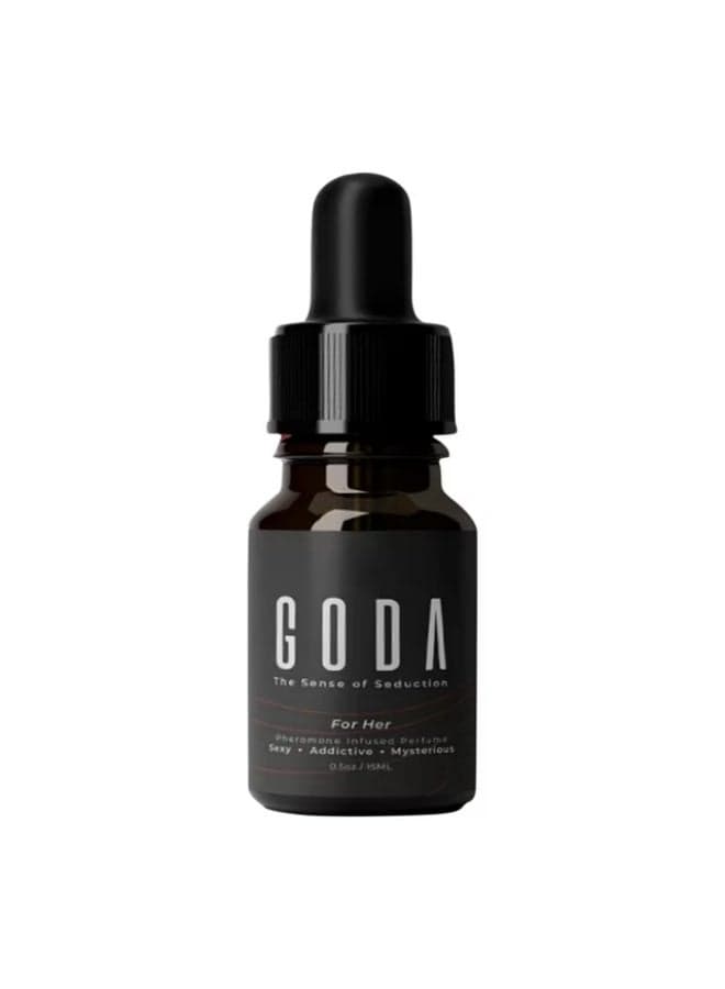 GODA Pheromones Perfume for Women's – The Original – Long-Lasting Women's Fragrances with Jasmine and Rose, Vegan & Cruelty-Free – 15ml/0.50 fl. oz