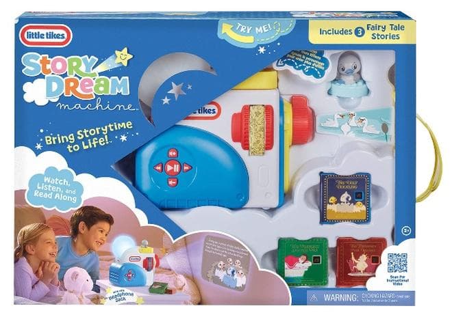 Little Tikes Story Dream Machine Starter Pack with 3 Classic Fairytale Stories