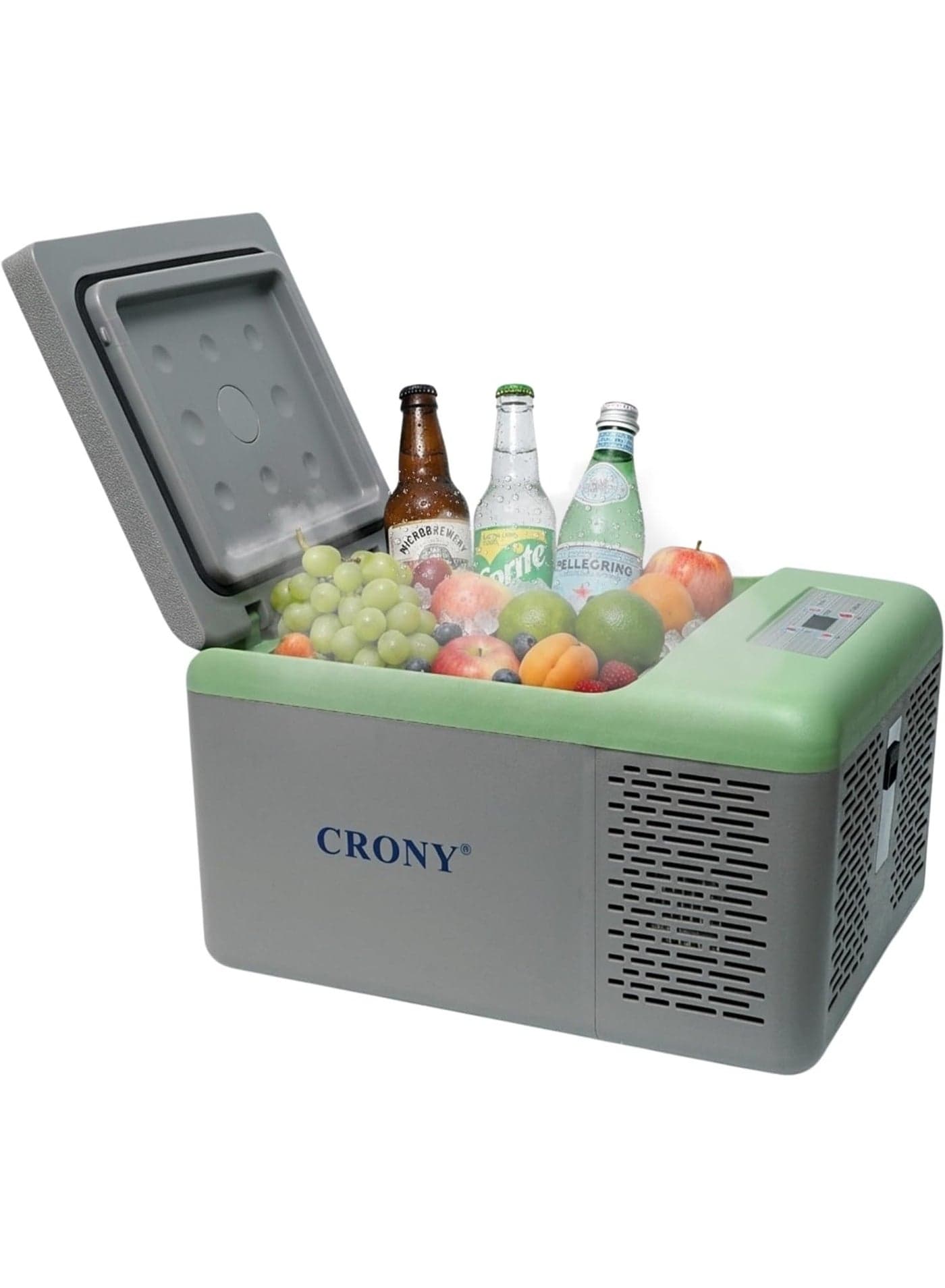 CRONY C9 Car Refrigerator 9L Mini Car Refrigerators for Cosmetics, Skincare & Mobile Cooling, DC 12V/24V & AC 100–240V, -20°C to 20°C Adjustable Temperature, LCD Control Panel, USB Outlet, App-Connected Portable Cooler Box, Quiet ≤45dB, Car Battery Protection, 9.2L Compact Travel Fridge for Car, Home, Camping & Office Use, Lightweight 6.7KG