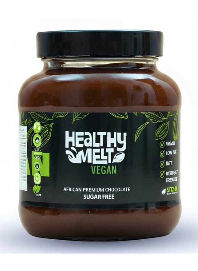Chocovera Healthy Melt Vegan Sugar Free African Cocoa Chocolate Spread 375g Keto Friendly
