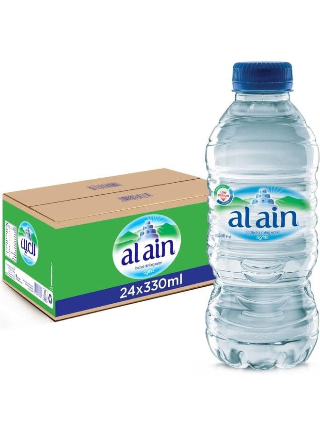 Alain Bottle Drinking Water, 24 X330 ML