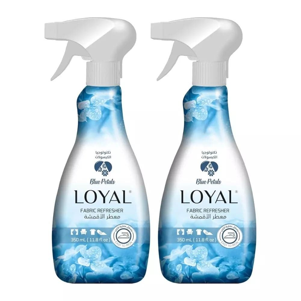 Loyal Fabric Freshener In Soft Blue Petals Fragrance- 2X350ml