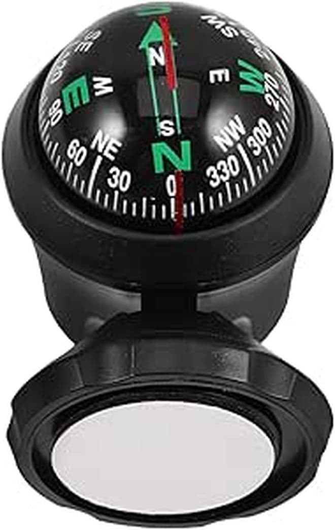 Car Universal Dashboard Compass Ball For Outdoor Travel Camping Mini Navigation For ATV Motorhome Vehicle Use