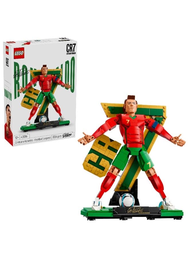 Editions Cristiano Ronaldo – Football Legend Set 43016 (Age 12+, 854 Pieces)