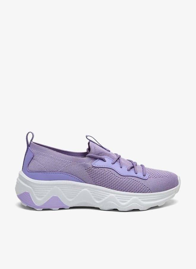 Women’s Low Top Sneakers – Sleek Lace Up Fit Shoes with Bold Patterned Sole for a Standout Look