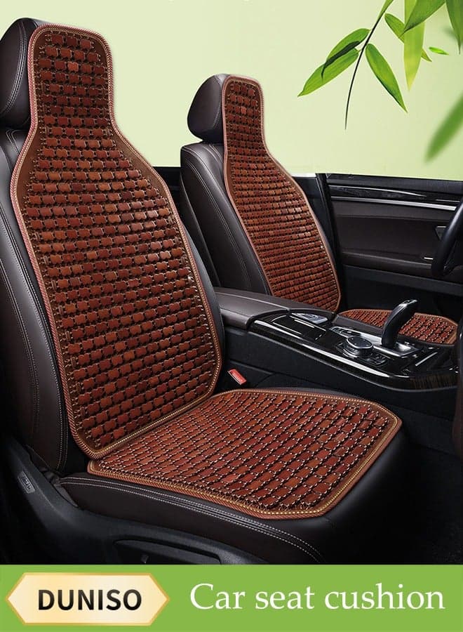 Bamboo Car Seat Cover, Breathable Cool Car Seat Cushion Protective Cover, Car Seat Cover Cushion, Anti Slip And Washable,Suitable For Use In Spring, Autumn, And Summer,Suitable For Most Car Models