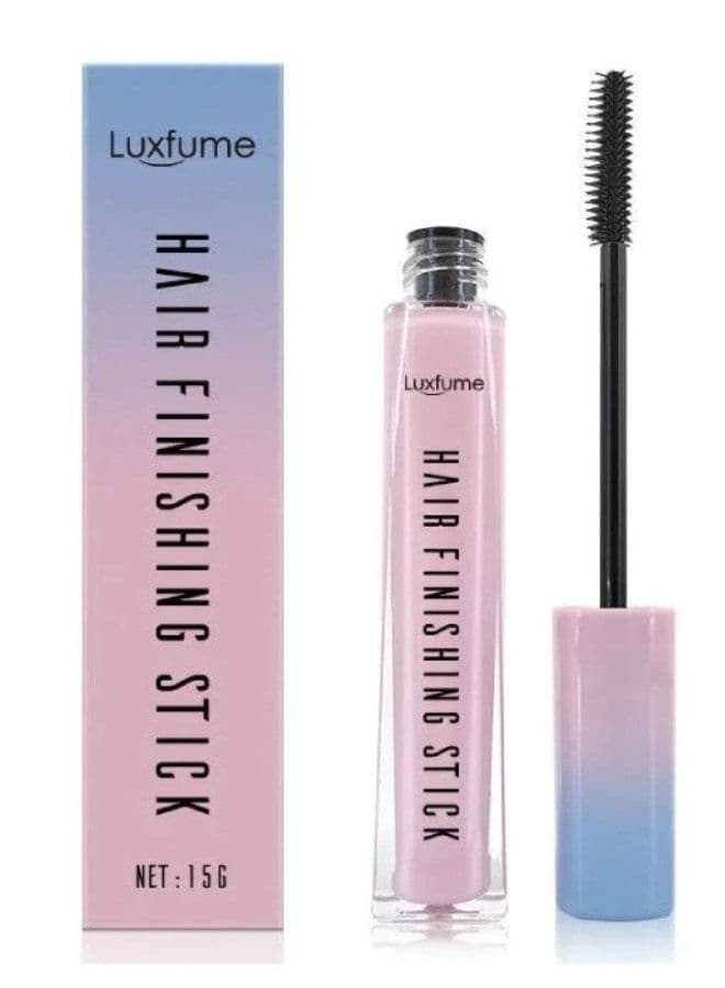 Hair Finishing Stick, Flyaway Hair Stick Moisturizing and Shiny Not Greasy Small Broken Hair Finishing Cream, Hair Styling Wax Stick Hair Gel, Fixing Bangs Stereotypes Cream 15g