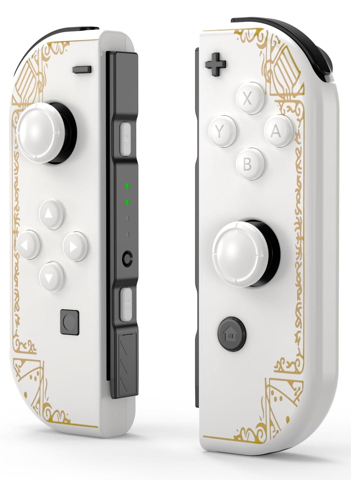 Joy Cons Wireless Controller for Nintendo Switch, L/R Controllers Replacement Compatible with Nintendo Switch/Lite/OLED, Joystick with Wake-up/Screenshot/Dual Vibration (White)