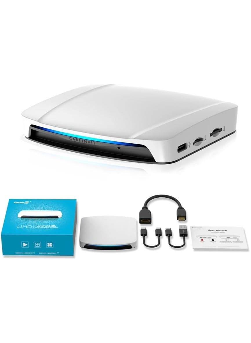 2024 Tbox UHD Android 13 CarPlay AI Box with HDMI Output for OEM Wired CarPlay and Wired Android Auto 8GB+128GB