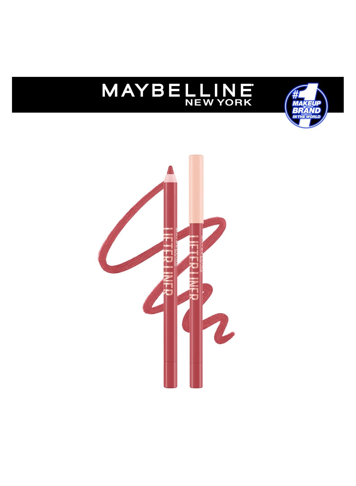 MAYBELLINE LIFTER LINER 09 PEAKING - Lip Liner Makeup with Hyaluronic Acid