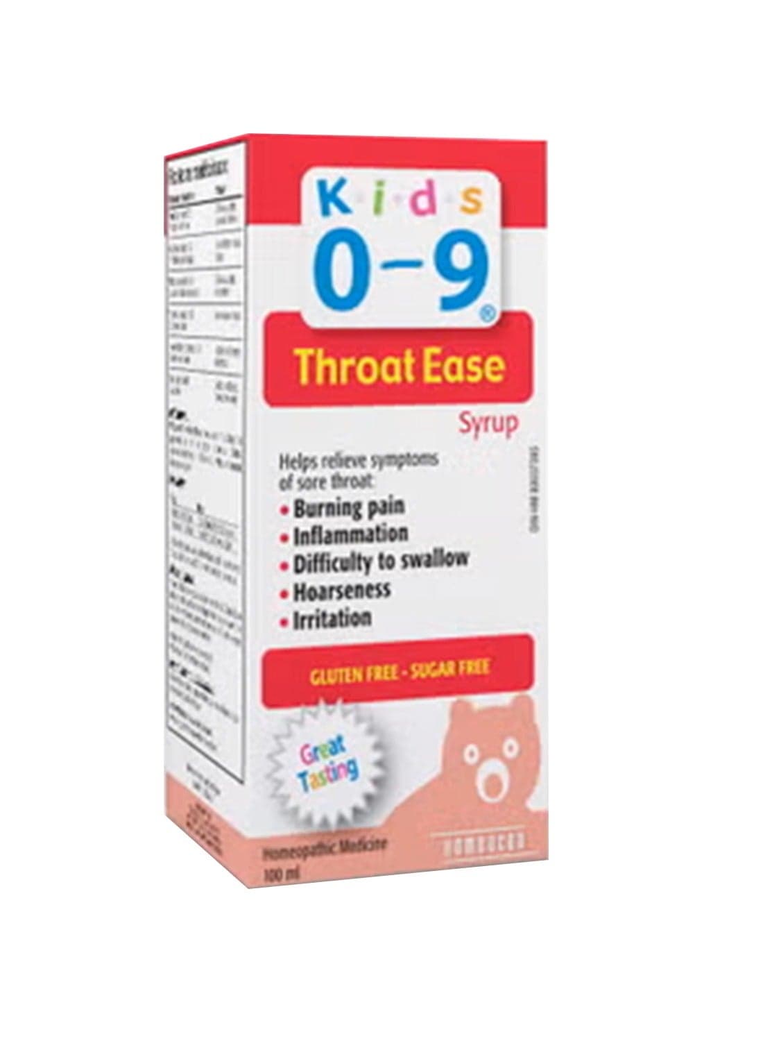 Kids 0-9 Throat Ease Syrup 100Ml