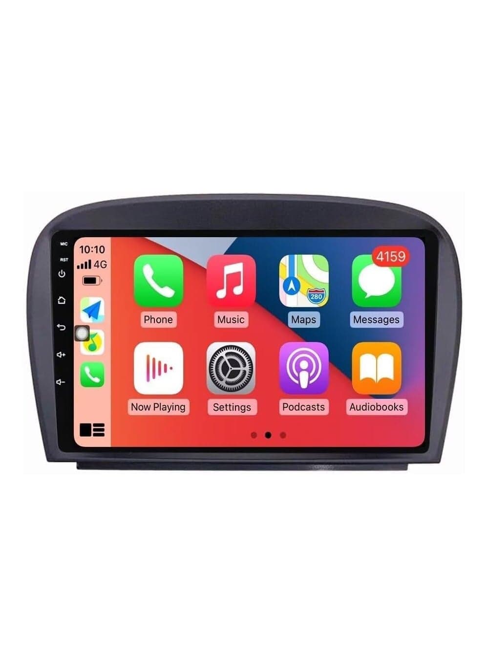 Android Car Stereo for Mercedes Benz SL R230 SL350 SL500 SL55 SL600 SL65 2001 To 2007 4GB RAM 64GB ROM 9 Inch Support Apple Carplay, MirrorLink WiFi BT, IPS Touch Screen with AHD Camera Included