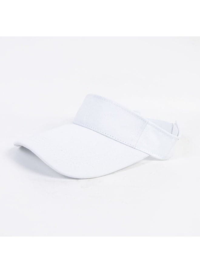 Sun Visors Cap Adjustable Empty Top Baseball Cap Cotton Ball Caps Lightweight Sports Outdoor Sun Protection Cap Hats for Women Men