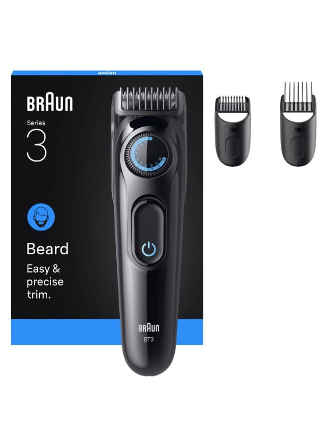 Series 3 Beard Trimmer +3 Styling Tools & Accessories - BT 3520 Black