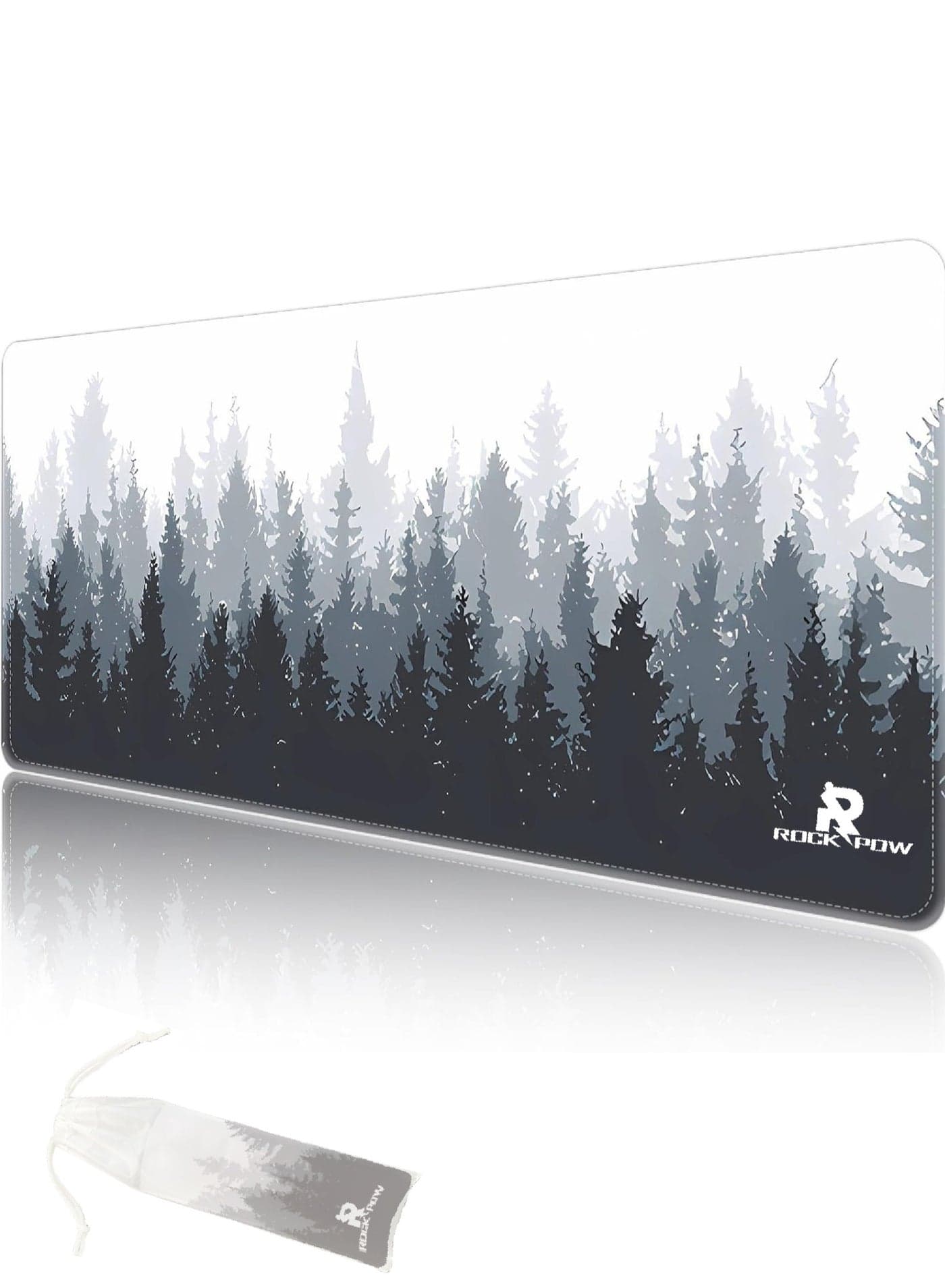 Large Mouse Pad Extended Gaming Mouse Pad Non-Slip Rubber Base Mouse pad Office Desk Mat Smooth Cloth Surface Keyboard Mouse Pads for Computers Forest