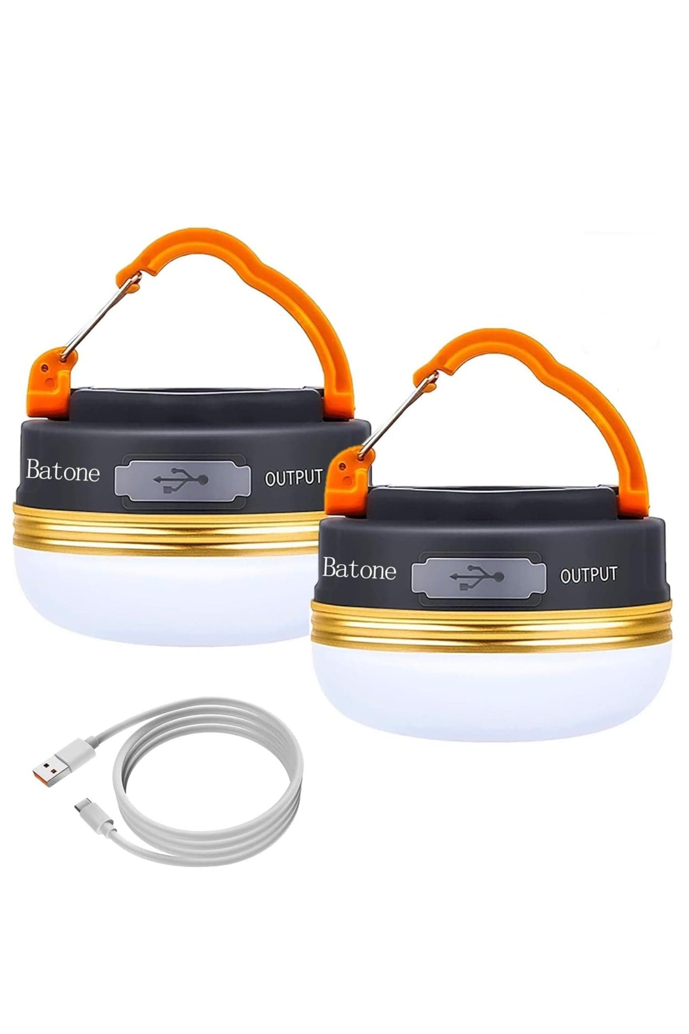LED Camping Light Rechargeable & Portable Tent Light, 300LM,3 Light Modes,1800mAh Power Bank,with Magnet Base,Electric Camping Lantern Light for Camping/Hiking/Fishing/Hurricane/Emergency