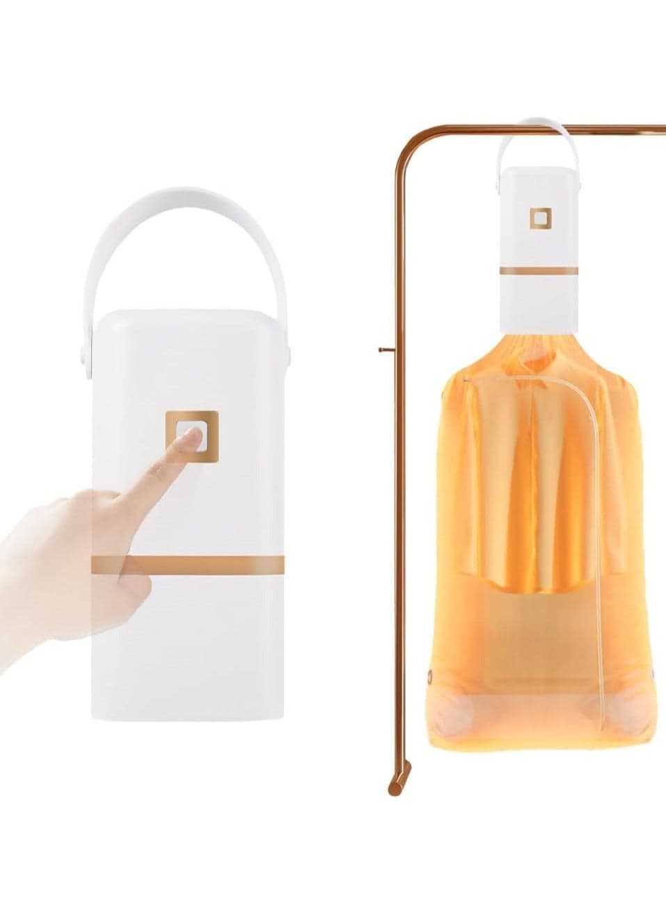 Portable Clothes Dryer, Mini Electric Dryer, Compact Travel Dryer, Clothing Care Machine With Dry Bag, UV Disinfection Ideal for Apartment, RV, Home & Hotel Room Use