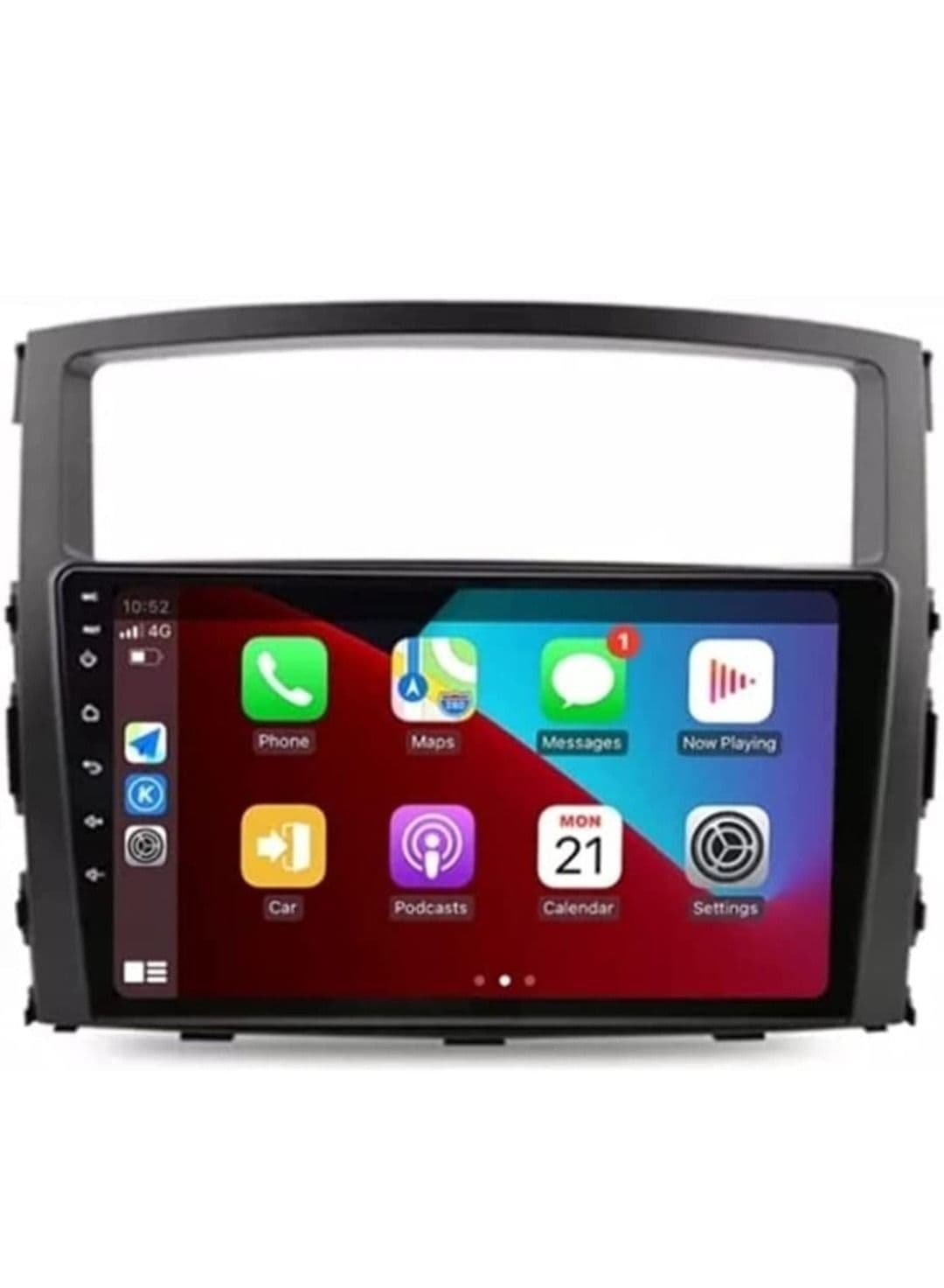 Android Screen For Mitsubishi Pajero V80 V90 2006 To 2019 4GB RAM Support Apple Carplay Android Auto Wireless QLED Touch Screen DSP AHD Camera Included SIM Card Support Bluetooth