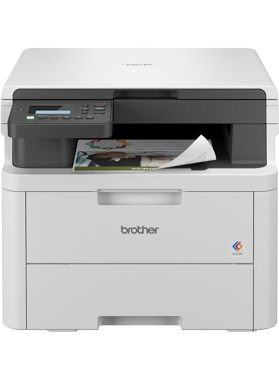 DCP-L3520CDW 3-in-1 Colour Wireless LED Printer |Print, copy & scan| USB 2.0 | A4|UK Plug White
