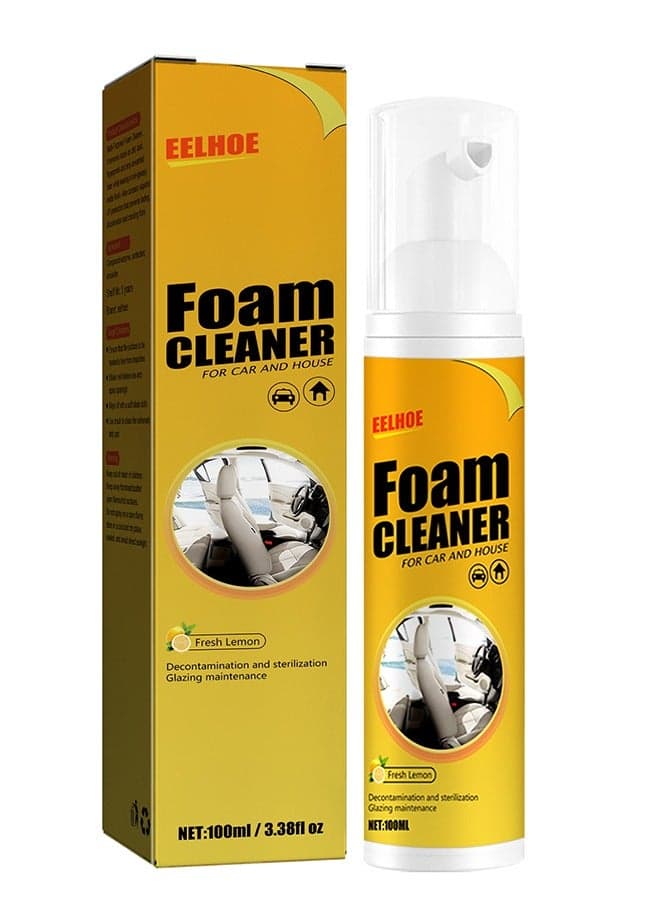 EELHOE Multi-Purpose Foam Cleaner – Car Interior, Upholstery & Leather Stain Remover, 100ml