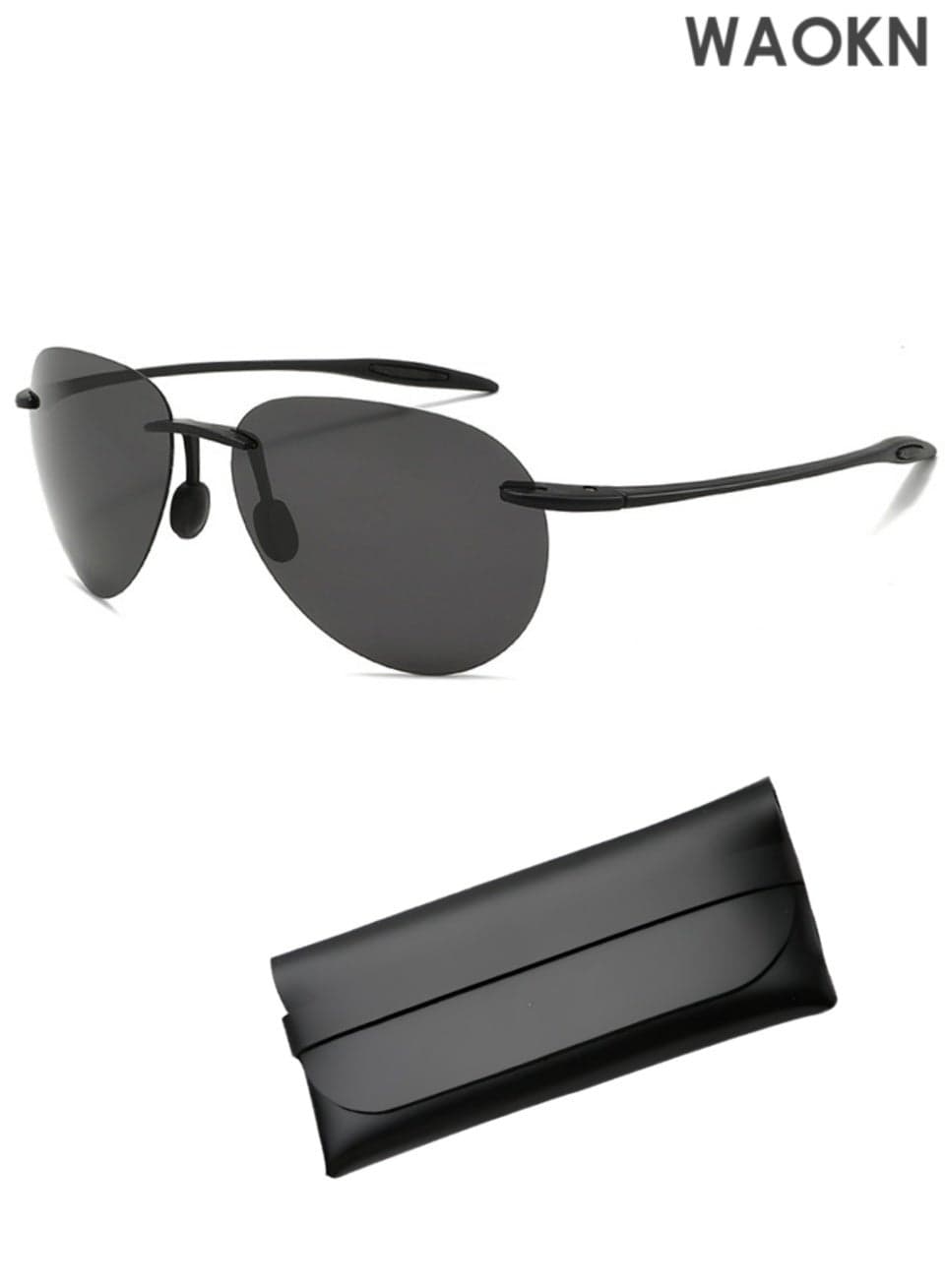 Ultralight Frameless Sunglasses Outdoor Sports Polarized Sunglasses Fashion Daily Leisure Driving Advanced Sunglasses Anti-Ultraviolet Anti-Glare Polarized Lenses Retro Polarized Driver Sunglasses Fishing Glasses.