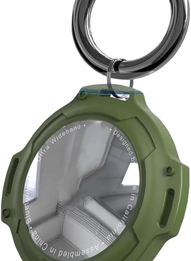 Green Full Coverage Protective Case Holder for Trackers Shockproof and Scratchproof