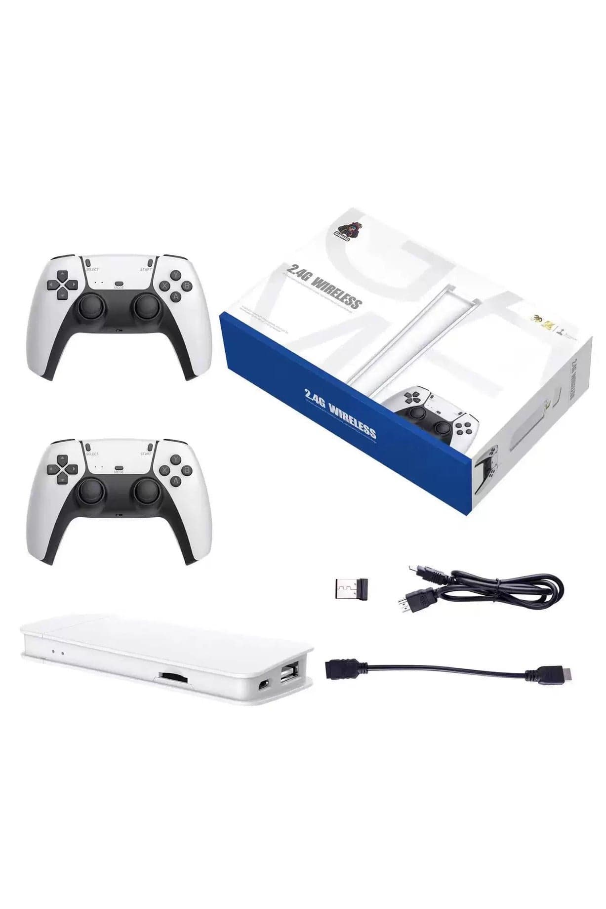 M15 Retro/M15 PLUS Dual Wireless Gaming Console 2.4G HDMI HD Handheld | 20,000+ Classic Games | 4K Ultra HD Output | Wireless Dual-Player | Portable Plug-and-Play