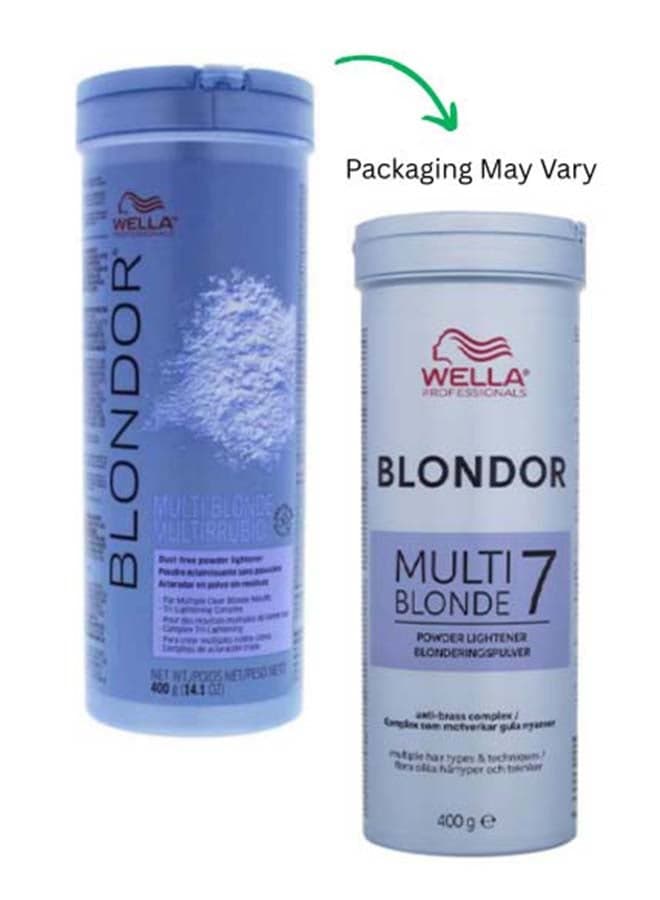 Blondor Multi Blonde Powder Lightener Dust Free Blue 400grams