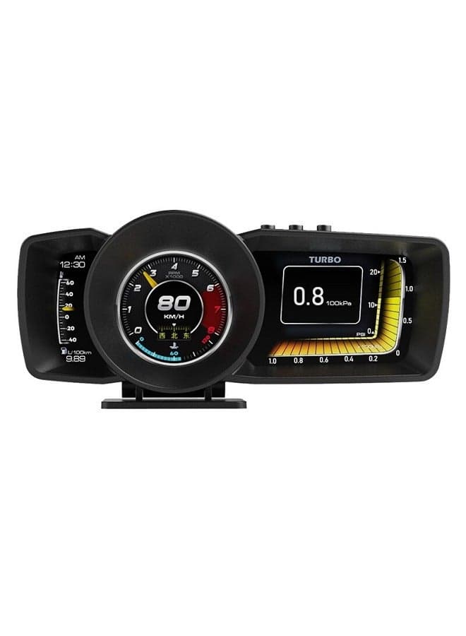 Car Head-up Display HUD OBD2+GPS Smart Guage Car Computer BeiDou Multifunctional Car Instrument