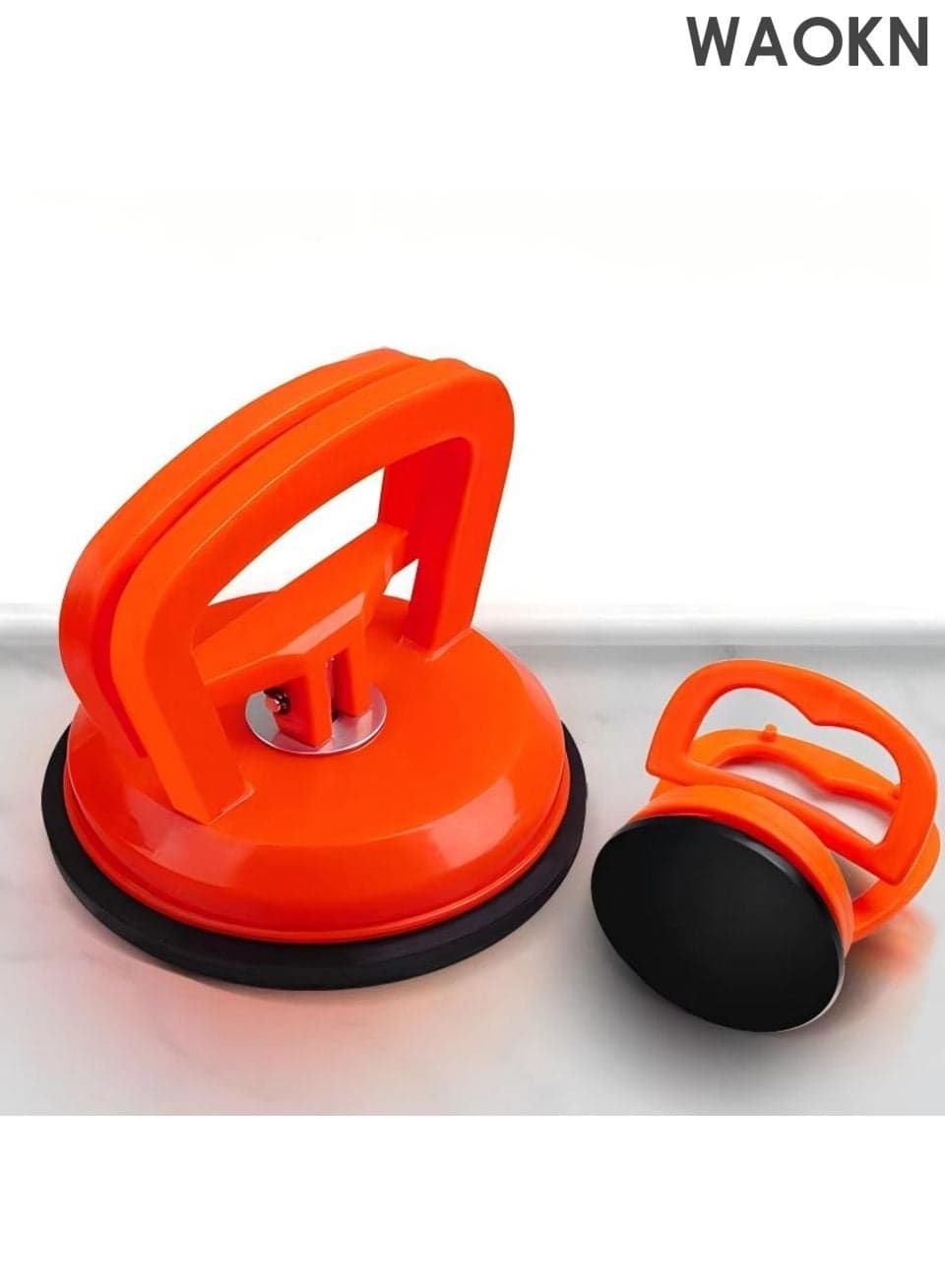 Car Dent Puller Remover with Suction Cups Powerful Dent Remover Tools , Paintless Dent , Repair Kit for Car Body Dent & Glass & Tiles , Strong suction, stable , easy to use , Not easily deformed, durable , orange .