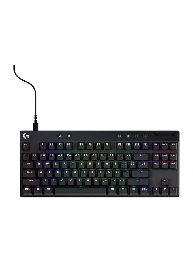 G PRO X TKL RAPID Tenkeyless Wired Gaming Keyboard With Customizable RGB Lighting - White