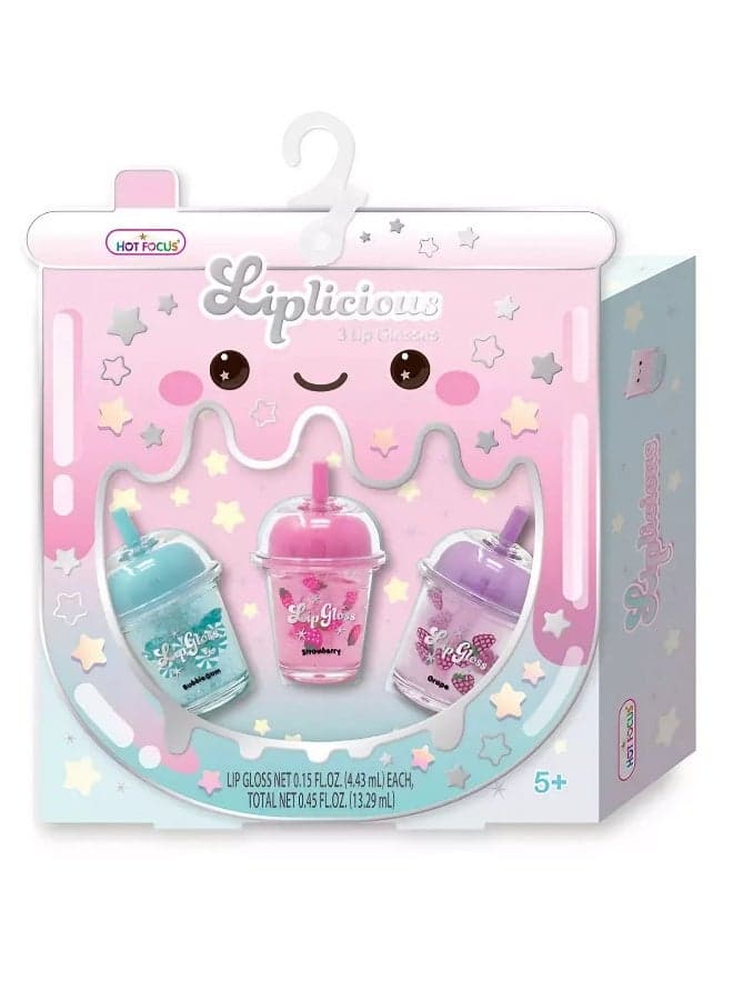Hot Focus Liplicious Boba Lip Gloss Set