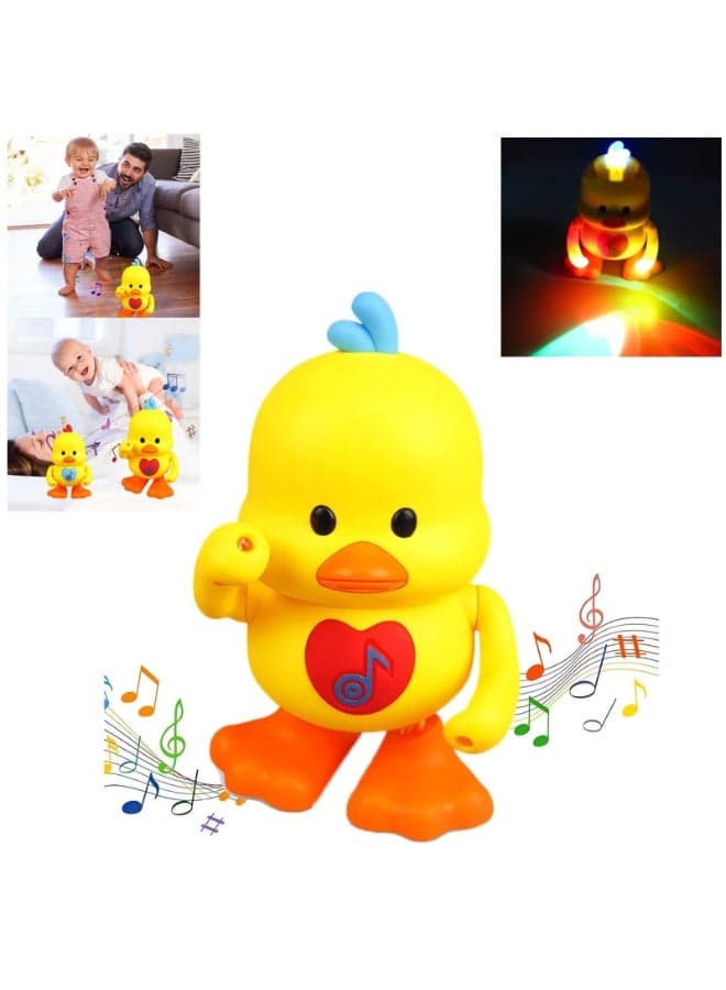 Dancing Duck - Musical Duck Toy, Baby Preschool Educational Learning Toy With Lights And Music, Dancing And Singing Musical Duck, Suitable For Babies And Toddlers Ages 1+ (Yellow)
