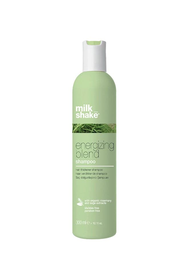 Energizing Blend Shampoo – Rosemary, Sage & Essential Oils for Fine, Thinning & Fragile Hair – Gentle Cleanser with Panthenol for Scalp Stimulation, Density, Strength & Refreshing Feel, 300ml