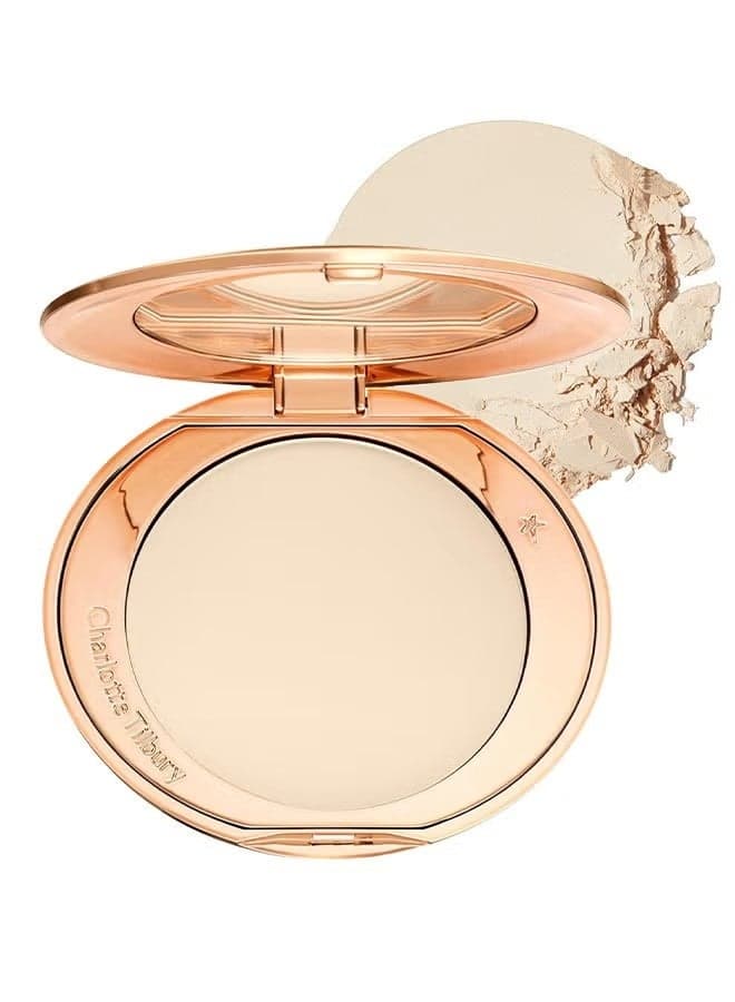 Charlotte Tilbury Airbrush Flawless Finish Powder, Long-Lasting Matte Finish - 1 Fair
