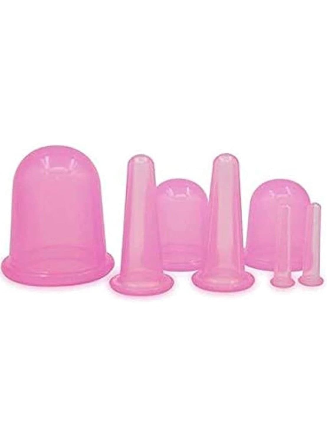ORiTi 7Pcs Massage Cups Cupping Kit for Body and Facial Massager for Home Use for Legs, Face, Eyes, Neck,