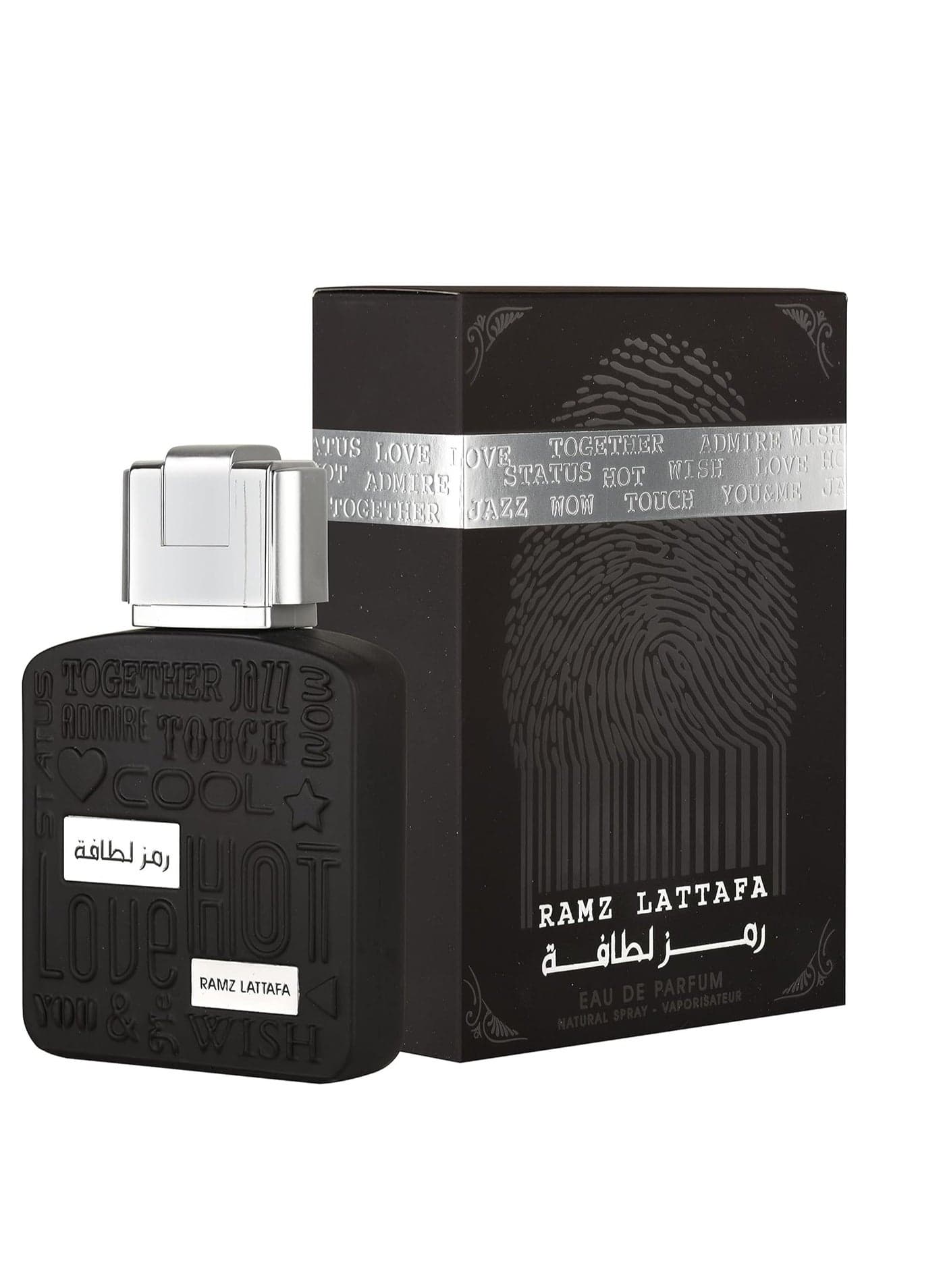 Ramz Lattafa Silver Eau de Parfum For Unisex, 100 ml